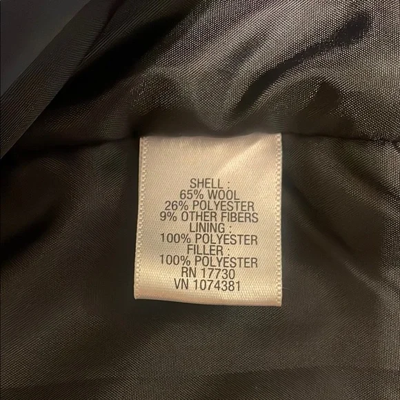 Gray Military Field Jacket with Structured Fit - Picture 5 of 6